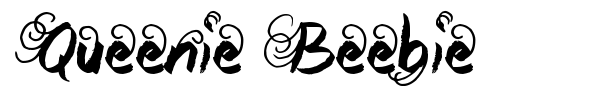 Queenie Beebie font preview